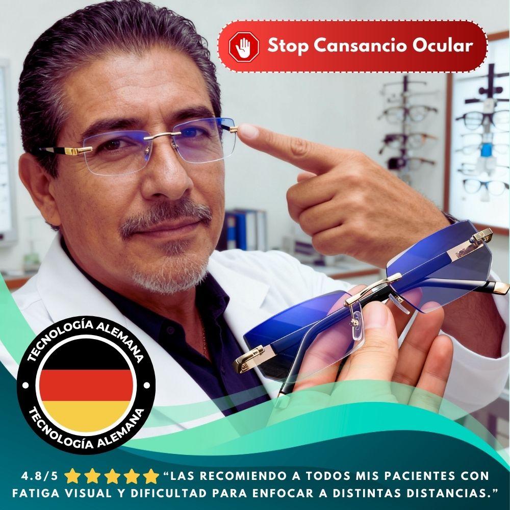 GAFAS MULTIFOCALES 2 EN 1 CON PROTECCIÓN CONTRA LUZ AZUL - OPTI FOCUS LENS™