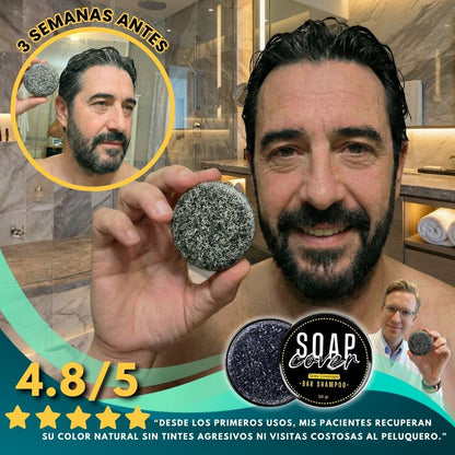 JABÓN ELIMINADOR DE CANAS NATURAL - COVERGREY SOAP™
