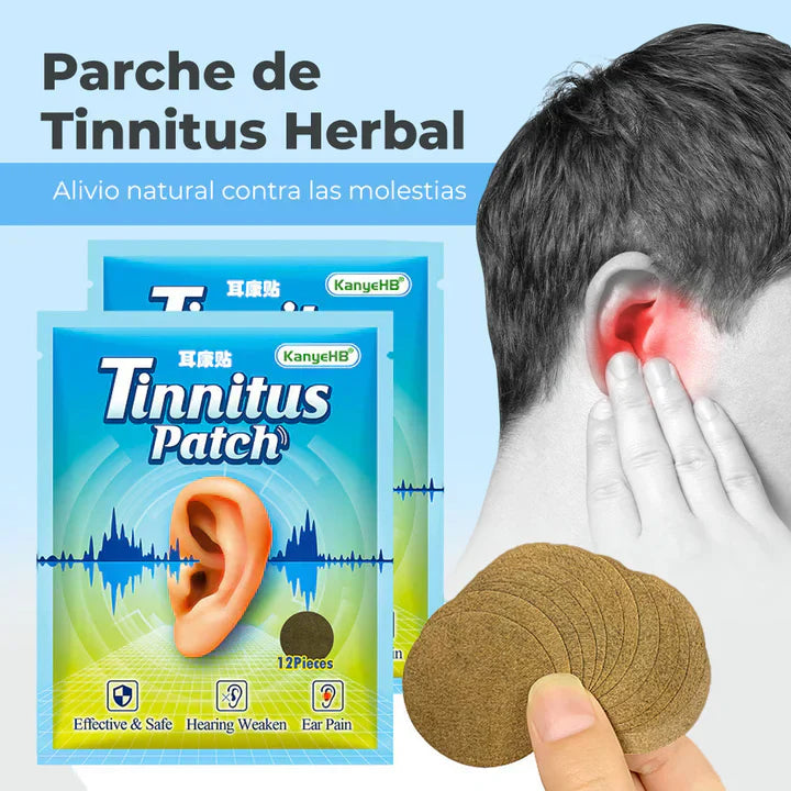 PARCHES PARA ZUMBIDO DE OIDO, TINNITUS Y ACÚFENOS PACK 12 UD - TINICALM™