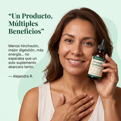 Naturvely — Gotas Herbales de Drenaje Linfático