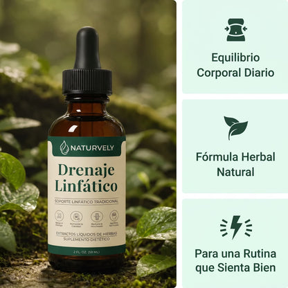 Naturvely — Gotas Herbales de Drenaje Linfático