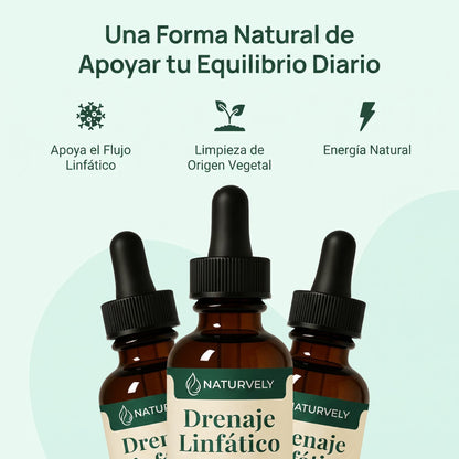 Naturvely — Gotas Herbales de Drenaje Linfático