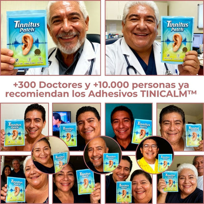 PARCHES PARA ZUMBIDO DE OIDO, TINNITUS Y ACÚFENOS PACK 12 UD - TINICALM™