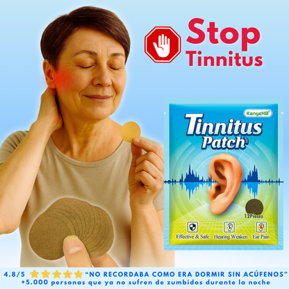 PARCHES PARA ZUMBIDO DE OIDO, TINNITUS Y ACÚFENOS PACK 12 UD - TINICALM™